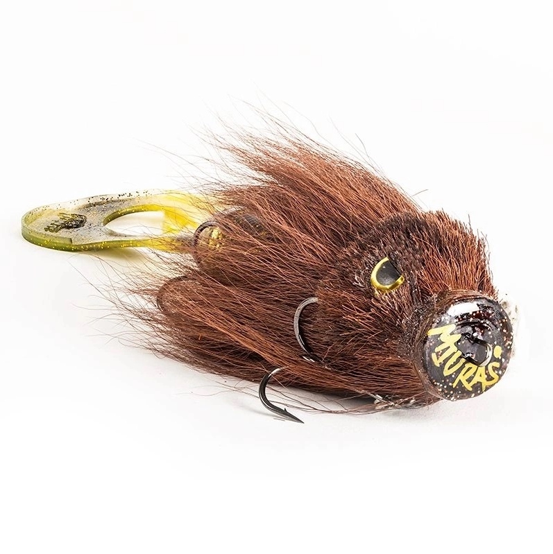 STRIKE PRO MIURAS MOUSE SPOTTED BULLHEAD PREDATOR TACKLE.jpg Strike Pro Miuras Mouse 23cm